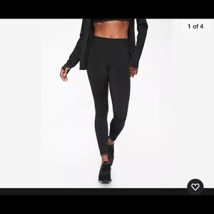 Lot of 5 Athleta Run Free 7/8 running tights